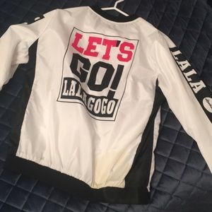 Black and White windbreaker